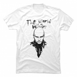 the world is a vampire shirt